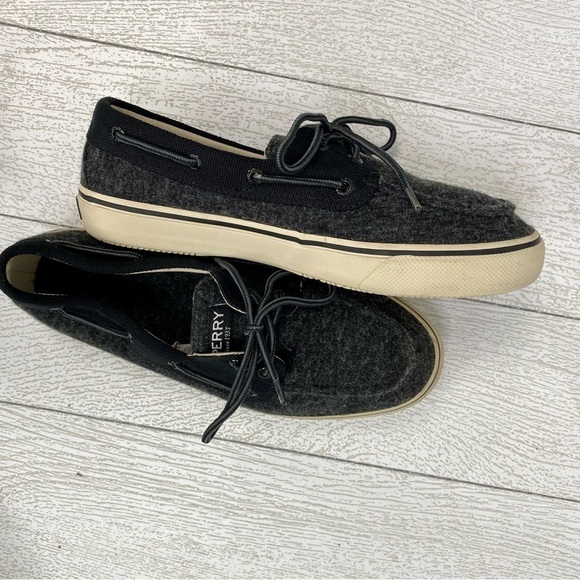 Sperry Topsiders gray flannel feel loafers size 9.5 - Picture 3 of 9